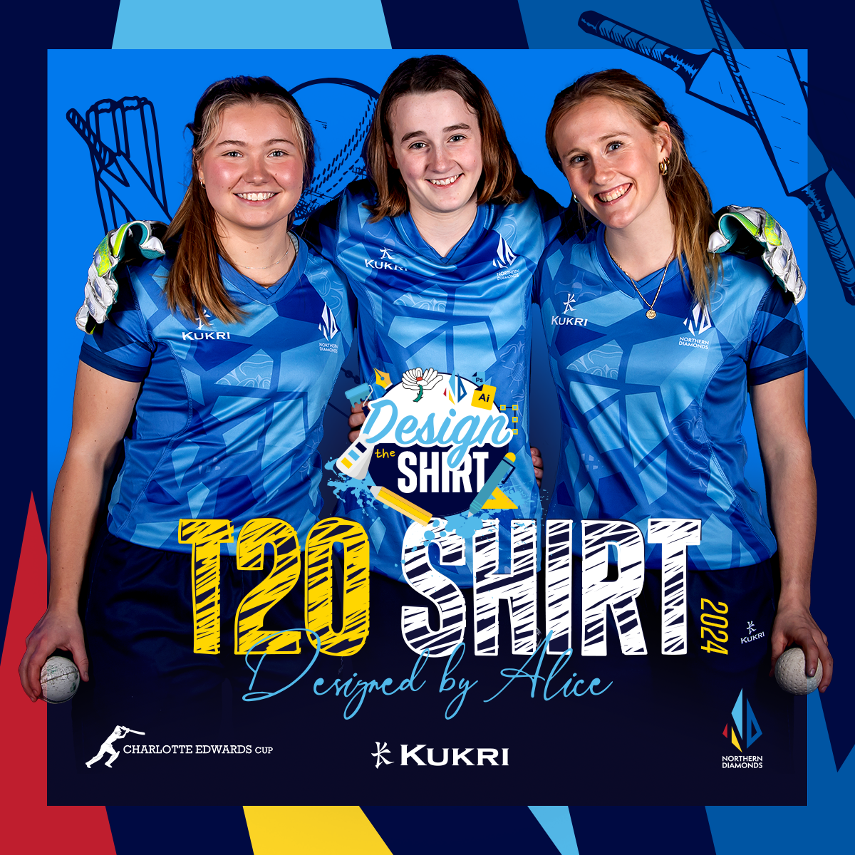 Kukri Northern Diamonds T20 Shirt 2024