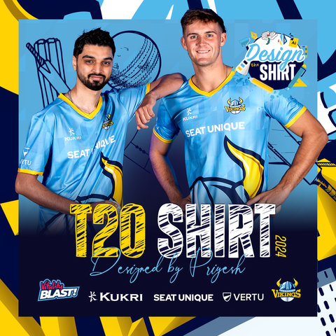 Kukri Yorkshire Vikings T20  Shirt 2024 - Junior